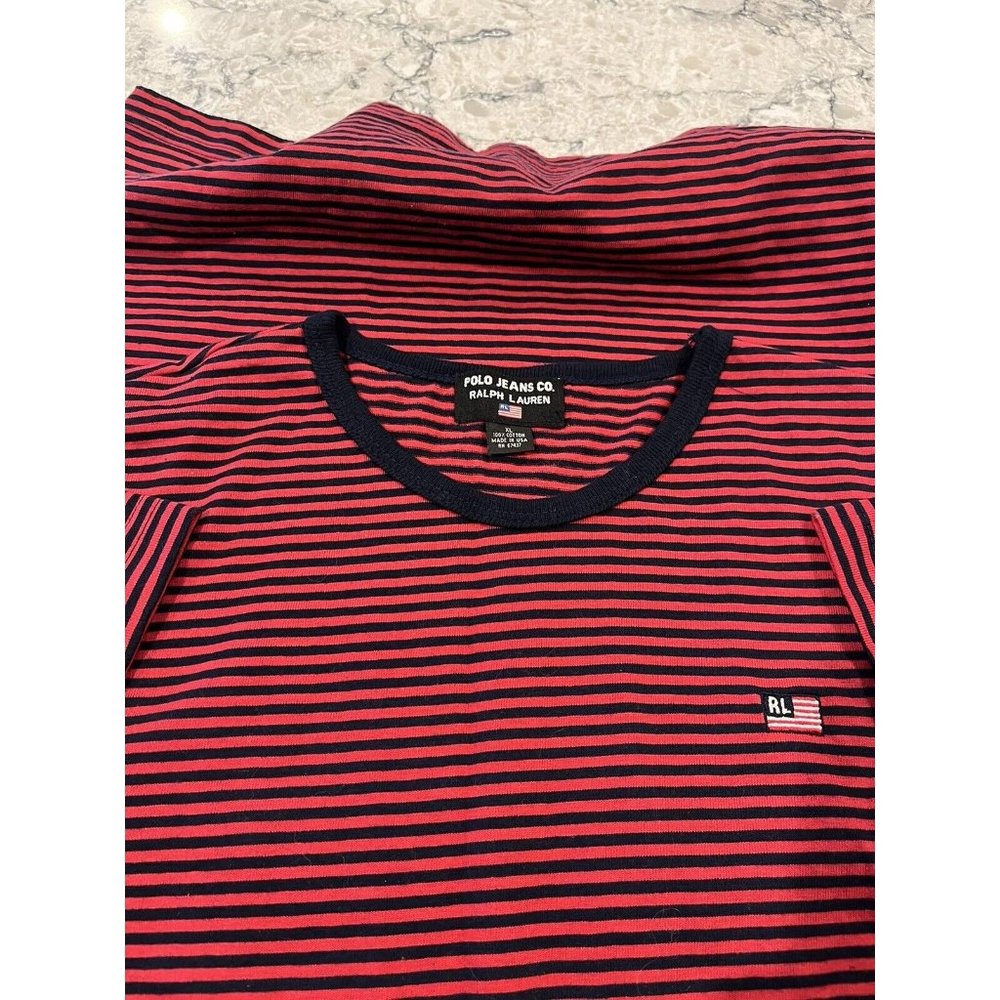 Polo Ralph Lauren Womens Cotton Split Hem Short Sleeve T-Shirt Dress Red Size L - Picture 2 of 9